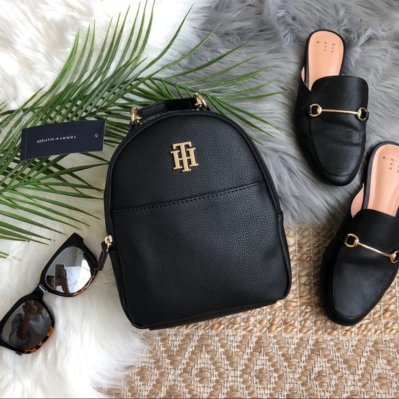 Tommy Hilfiger Handbags - NWT Tommy Hilfiger Black Backpack Purse